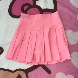 pink skirt